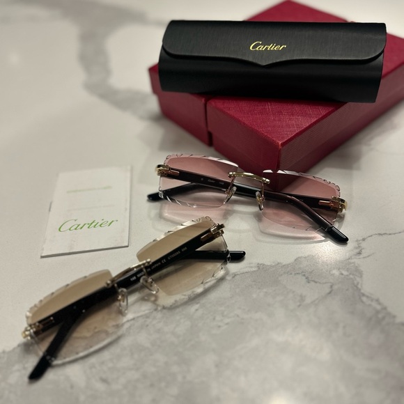 Cartier Women´s Sunglasses - Pink and Cream